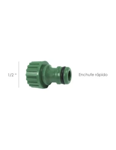 Adaptador Manguera Plastico 1/2 Hembra Blister