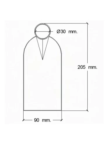 Azada Forjada Sin Mango 207/ 475 Gramos