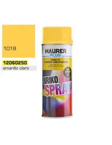 Spray Pintura Amarillo Claro Zinc 400 ml.