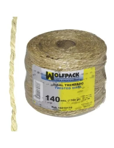 Cuerda Sisal Nº3 4-2 Cabos (Bobina 700 gr./140 m.)