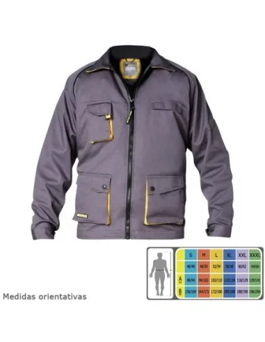 Chaqueta de Trabajo Gris/Amarillo Talla 60/62 XXL