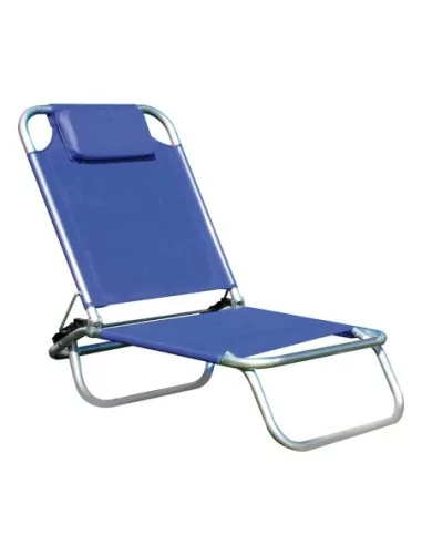 Silla Playa Aluminio Bermuda Azul