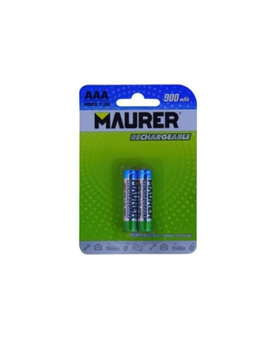 Pila Maurer Recargable HR-3 / AAA (Blister 2 Piezas)