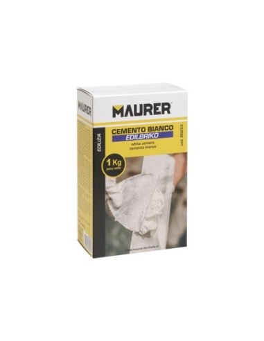 Edil Cemento Blanco Maurer (Caja 1 kg.)