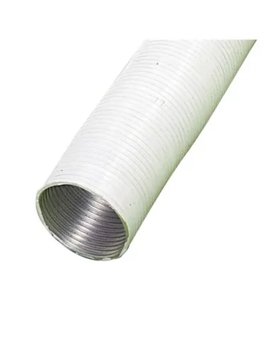 Tubo Aluminio Compacto Blanco Ø 120 mm. / 5 metros.