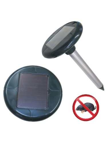 Ahuyentador Ultrasonidos Solar para topos 625 m².