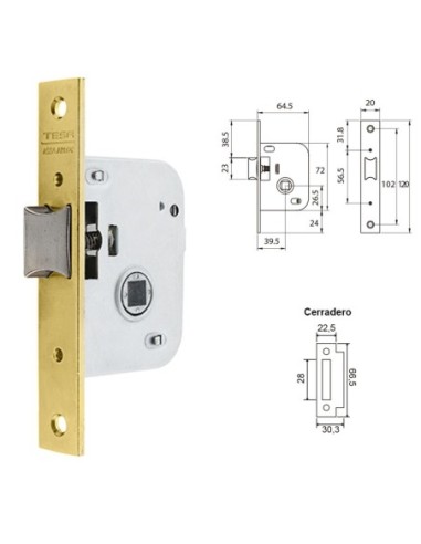 Cerradura Tesa 2005-hl/40