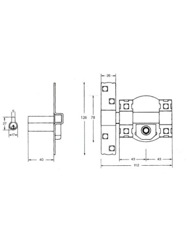 Cerrojo Fac 300-r/ 80-p