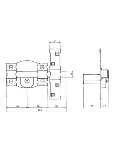 Cerrojo Fac 301-r/120-p