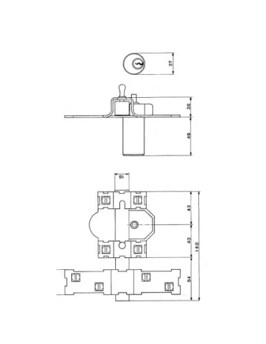 Cerrojo Fac 201-r/ 80-n