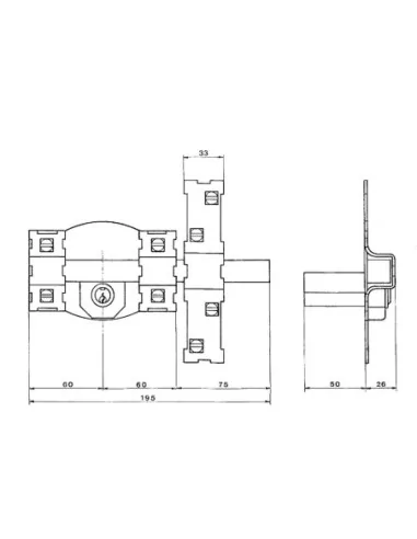 Cerrojo Fac 301-l/120-p Bombillo 70.