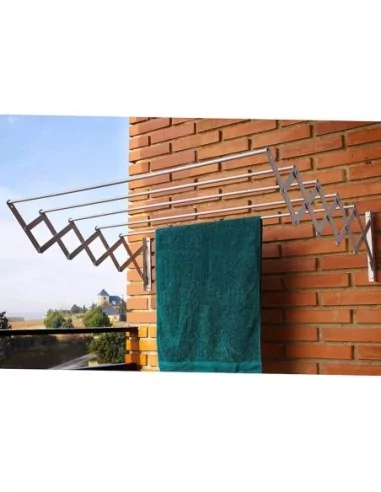 Tendedero Extensible Pared Aluminio 1,00 Metros