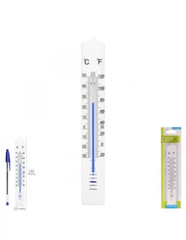 Termometro Pared / Jardin , Interior / Exterior Plástico 17 cm.