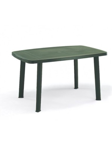 Mesa Resina Verde 140x90 cm.