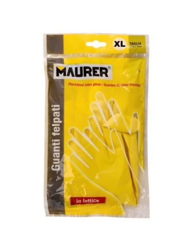 Guantes Latex 100% Basic Domesticos XL (Par)