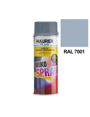 Spray Pintura Gris Plata 400 ml.