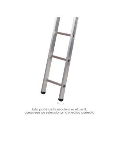 Contera Para Escalera Pronor 3 Tramos y Escalera 2 Tramos Con 12+12 Peldaños ( Perfil 79 mm.)