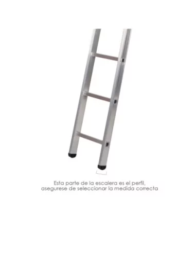 Contera Para Escalera Pronor 2 Tramos Con 10+10 Peldaños ( Perfil 66 mm.)