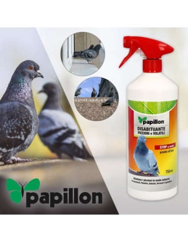 Repelente Palomas y Pajaros (750 ml.) Repelente / Ahuyentador aves, repelente pajaros, ahuyentador aves ventanas, tejados, etc.