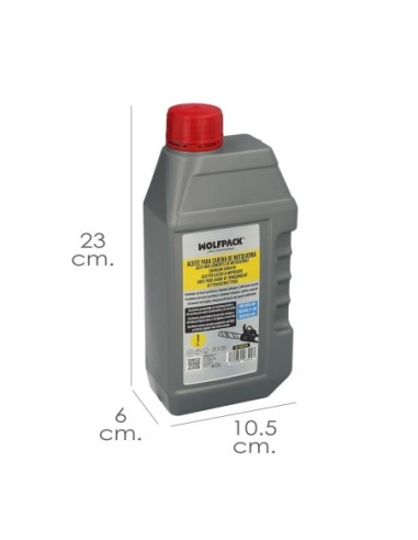 Aceite Para Cadenas y Barras Motosierra 1 Litro, Grasa Cadenas Motosierra, Lubricante Cadenas Motosierra