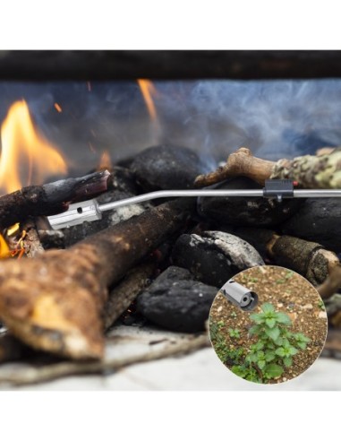 Soplete Quemar Hierba Con Encendido Piezoelectrico Funcionamiento Con Cartucho Gas