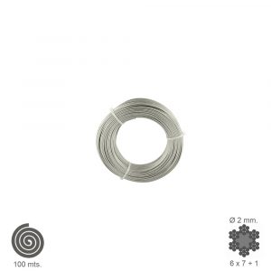 Cable Galvanizado   2 mm. (Rollo 100 Metros) No Elevacion